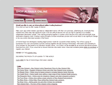 Tablet Screenshot of albaniaonlineshop.com